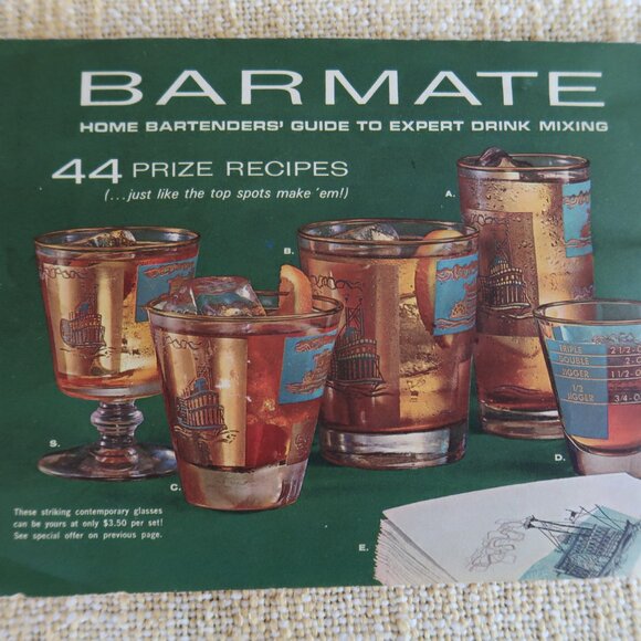 Vintage Soft Cover Booklet 1964 Southern Comfort Barmate Bartenders Guide - Picture 4 of 6